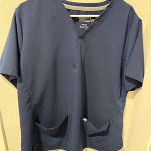 Fabletics Navy V-Neck Women's Top